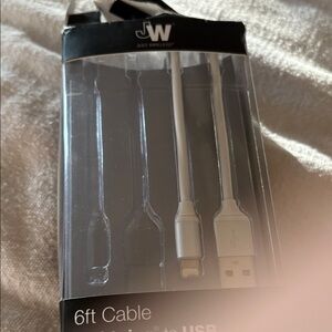 6ft Silver Charging Cable